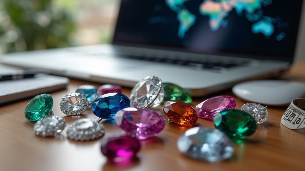marketing gemstone jewelry online
