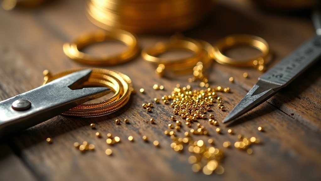 measure cut melt granules