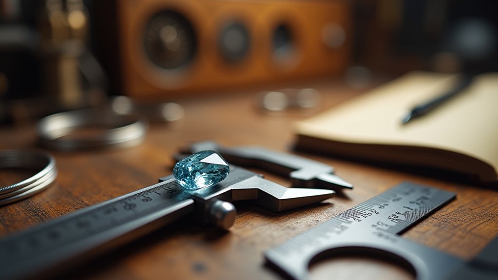 measuring stone for bezel