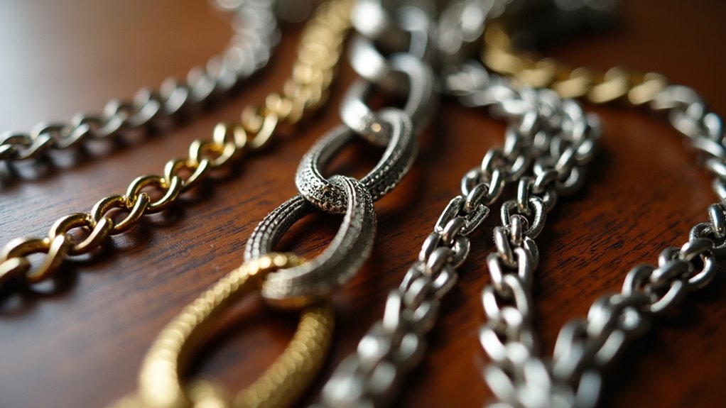 mixed metal chain design
