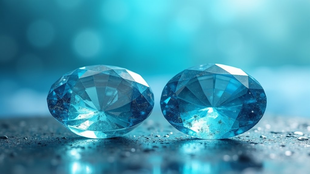 natural aquamarine vs heat treated