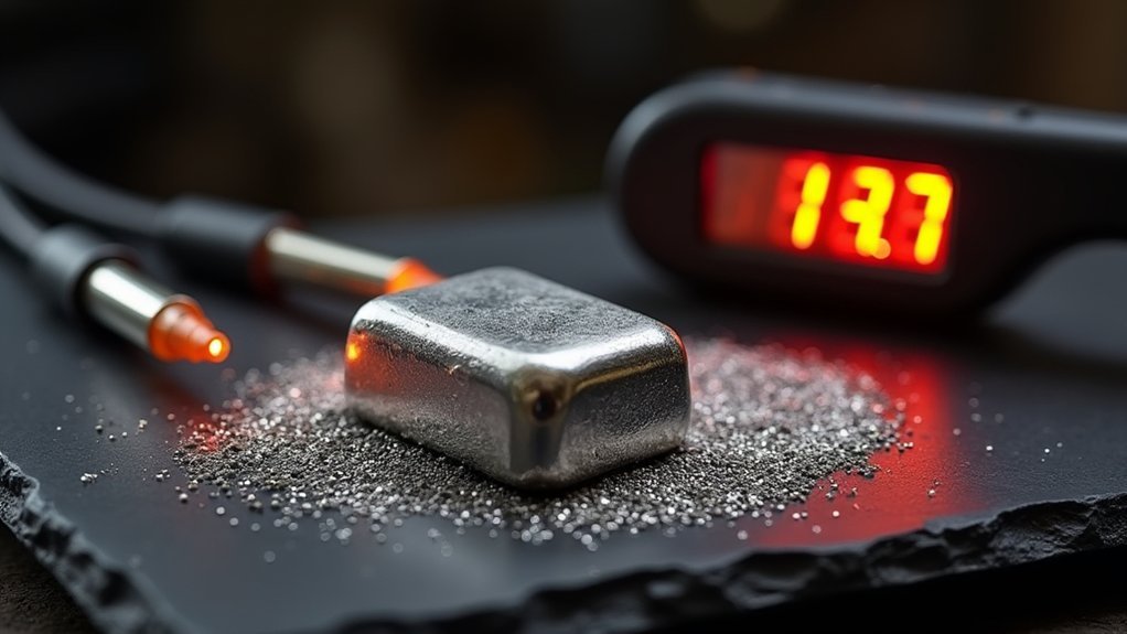optimal silver casting temperatures
