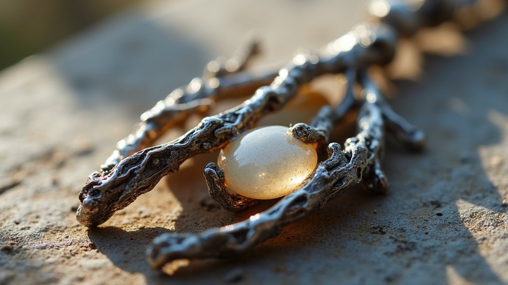 organic material jewelry casting