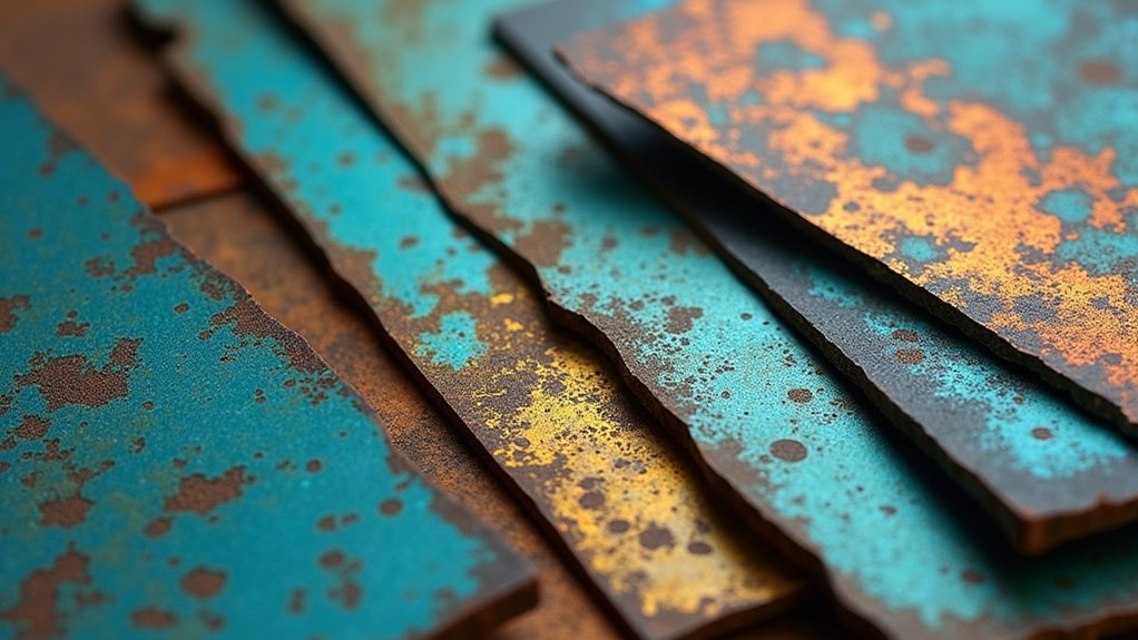 oxidized metal finish techniques