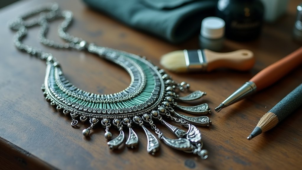 patina enhances jewelry character