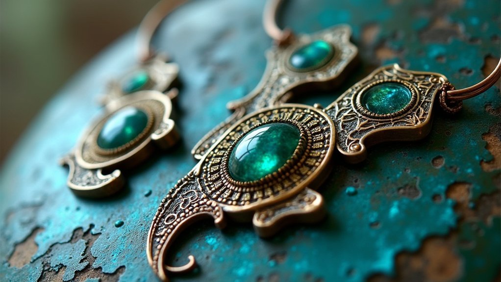 patina enhances metal details