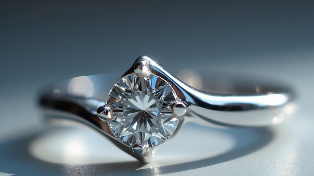 platinum tension settings elegance