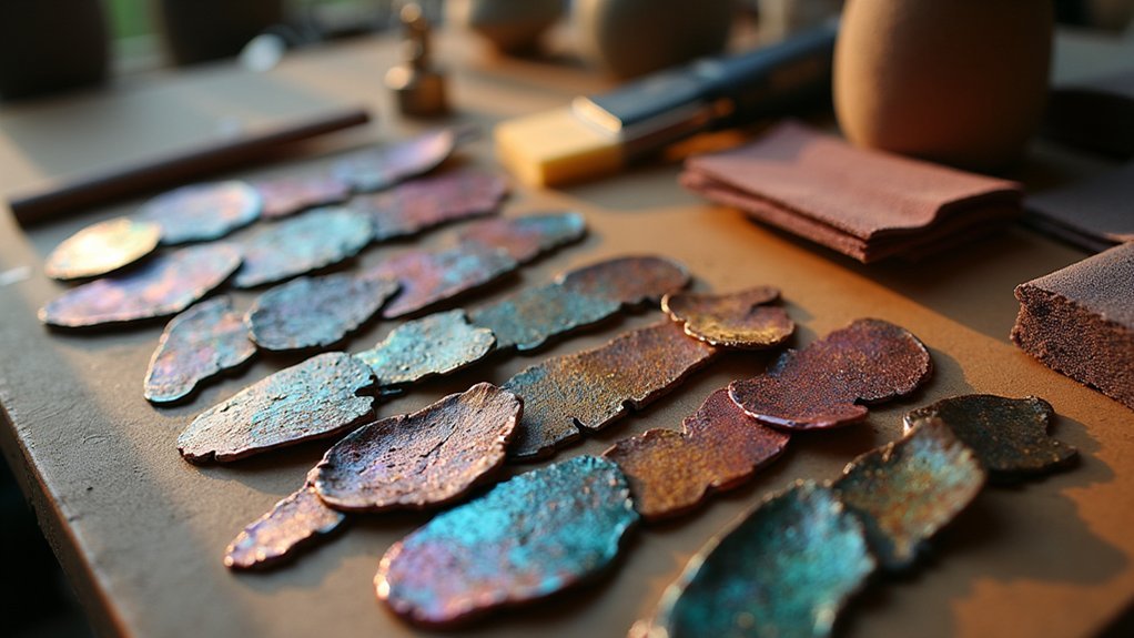 polishing fired metal clay