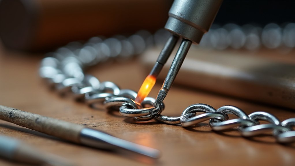 precise chain link alignment