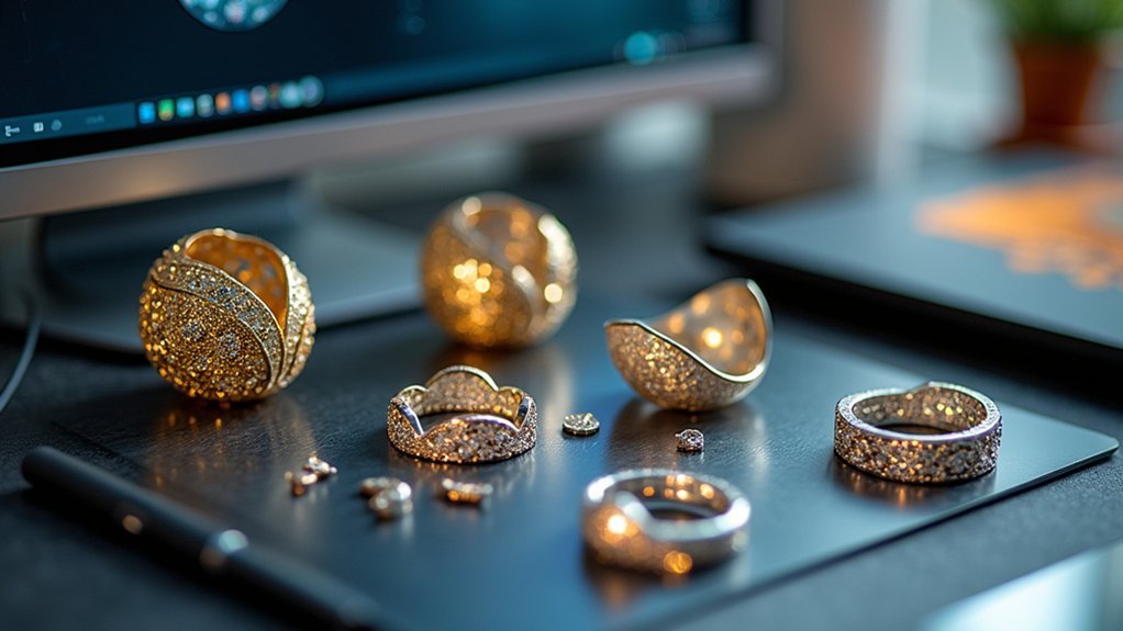 precision hollow jewelry design