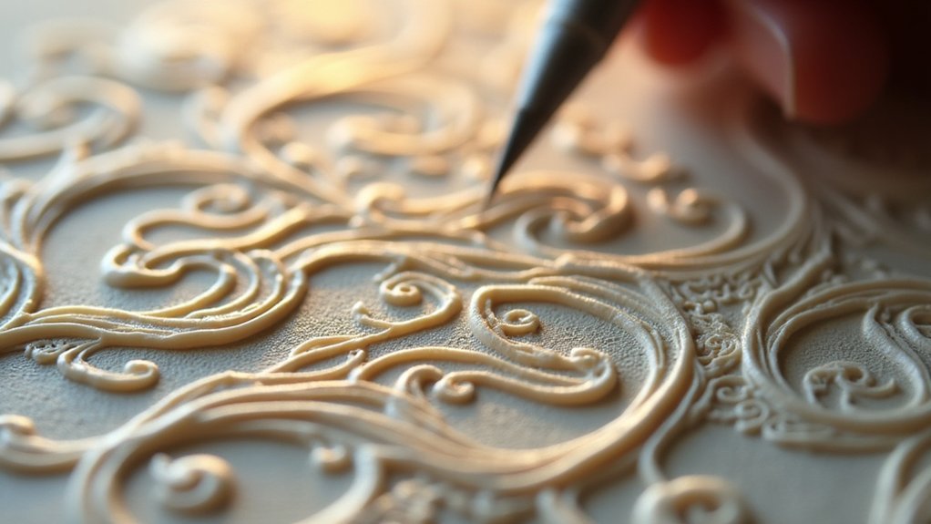 precision in filigree carving