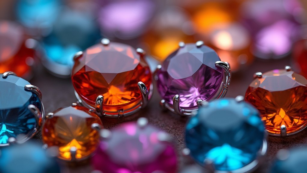 precision tension gemstone settings