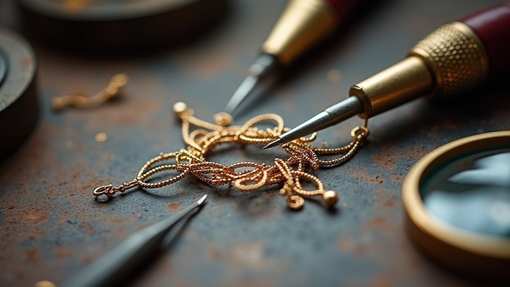 precision tools for filigree