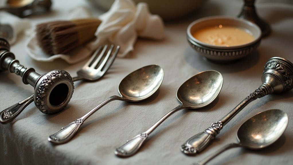 prepare silver for antiquing
