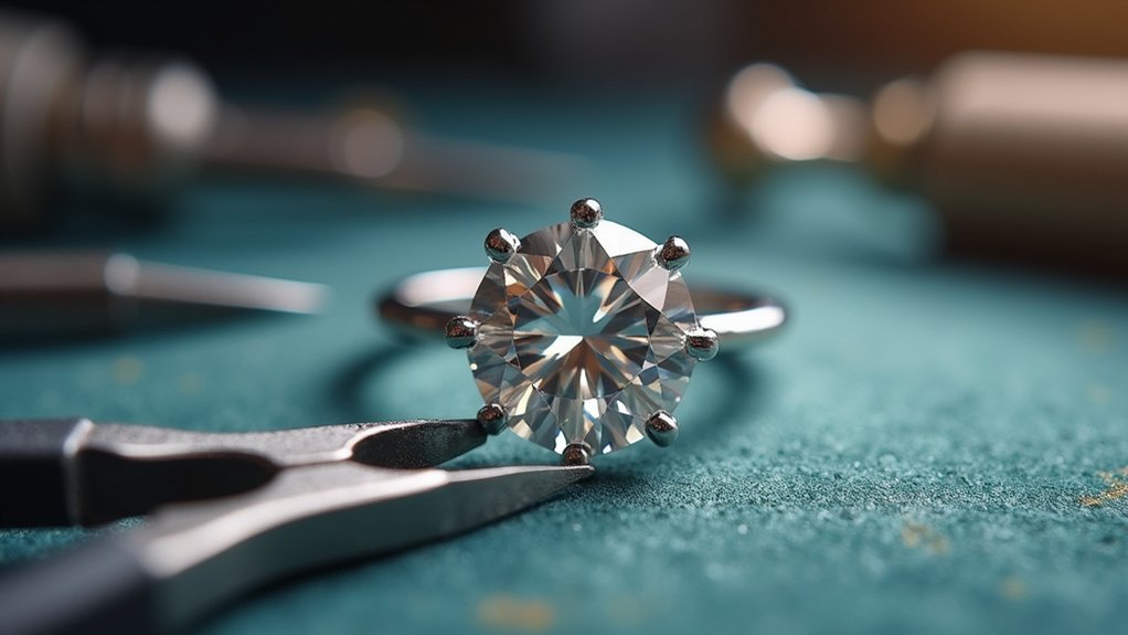 prongs protect diamond settings