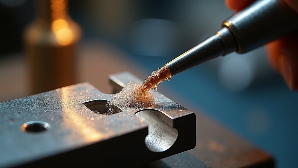 proper flux application technique