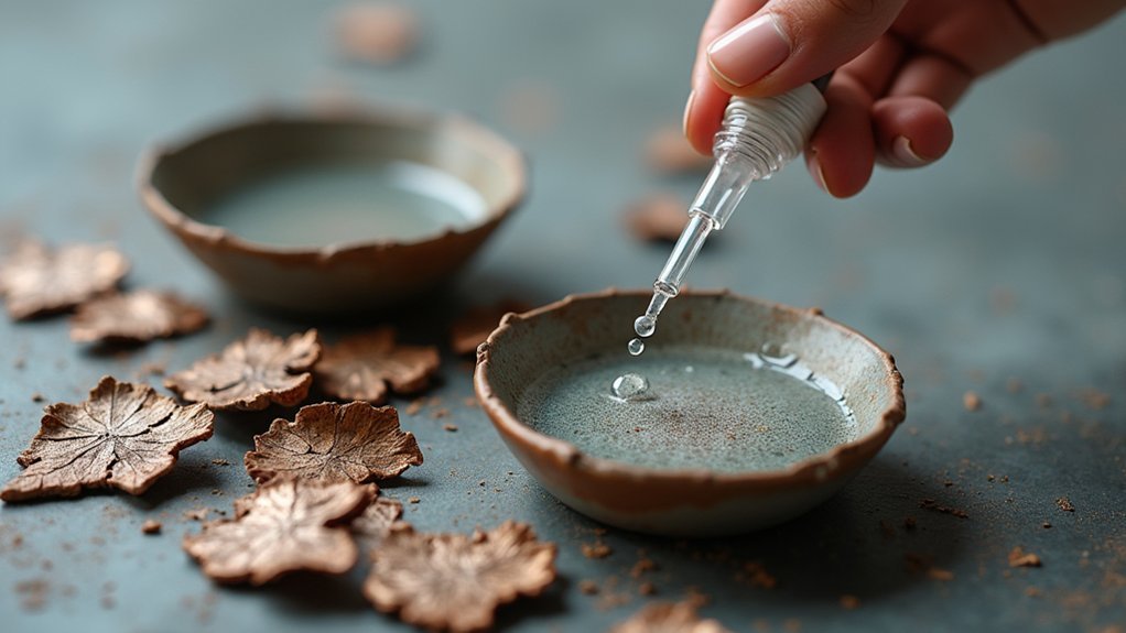 rehydrating dried metal clay