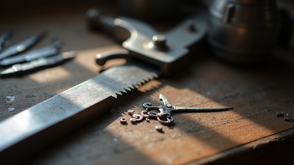 relaxed grip improves sawing