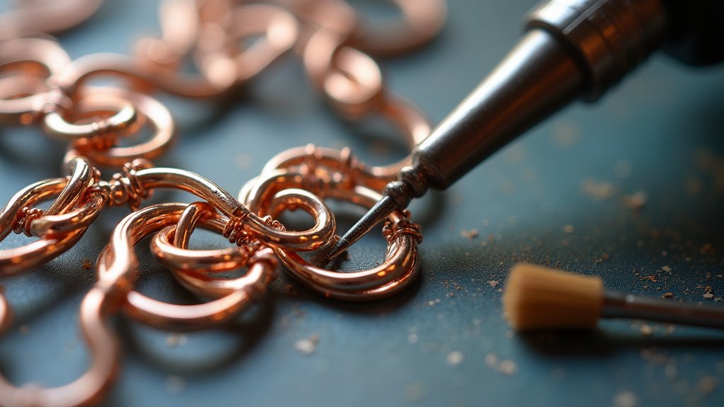 remove excess solder carefully