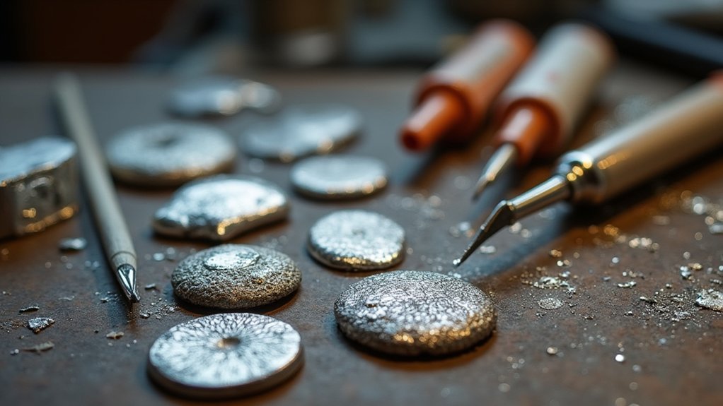 repairing silver clay items