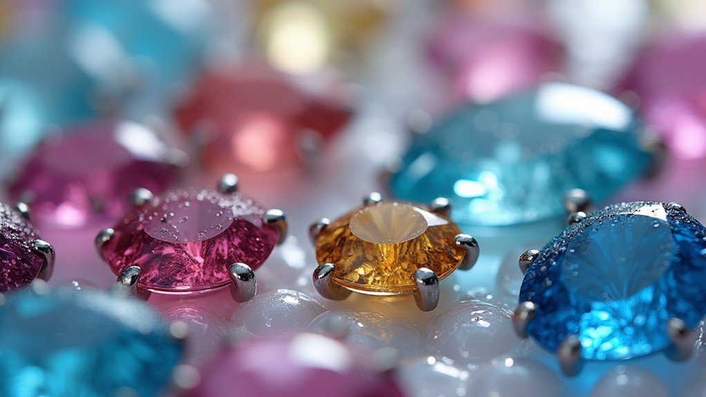 resin enhances gemstone settings