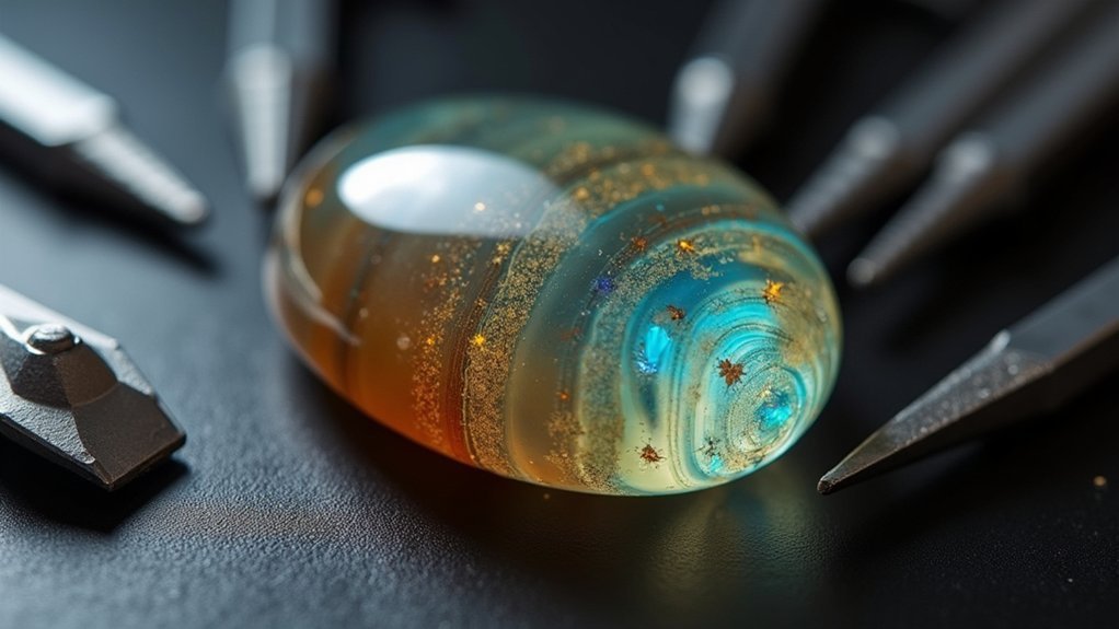ridges enhance cabochon beauty