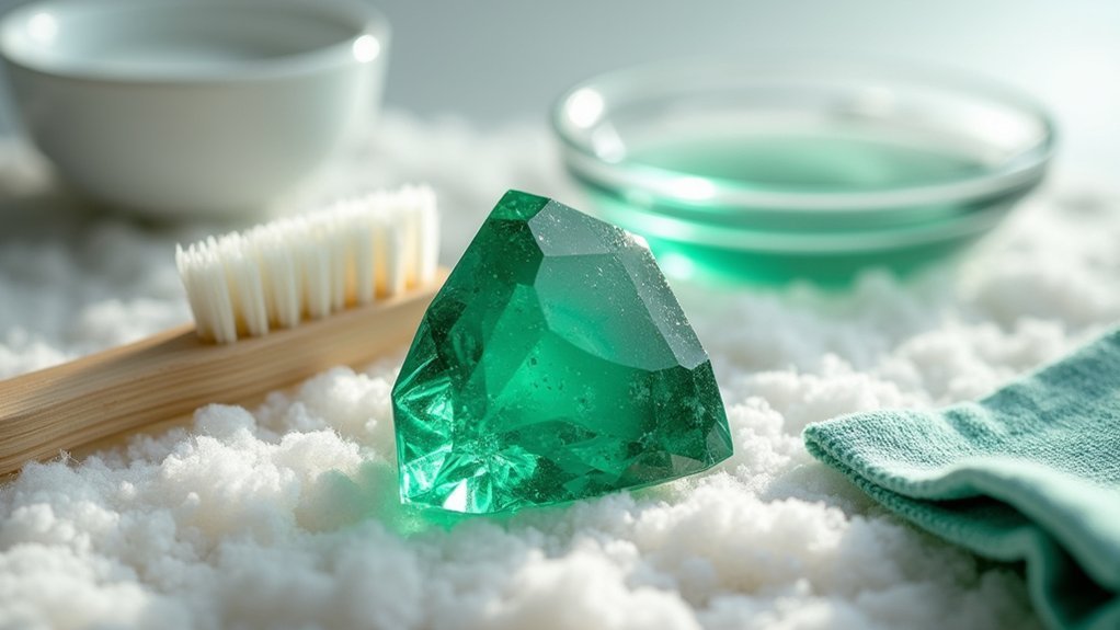 What Cleans Clarity-Enhanced Emeralds Safely?