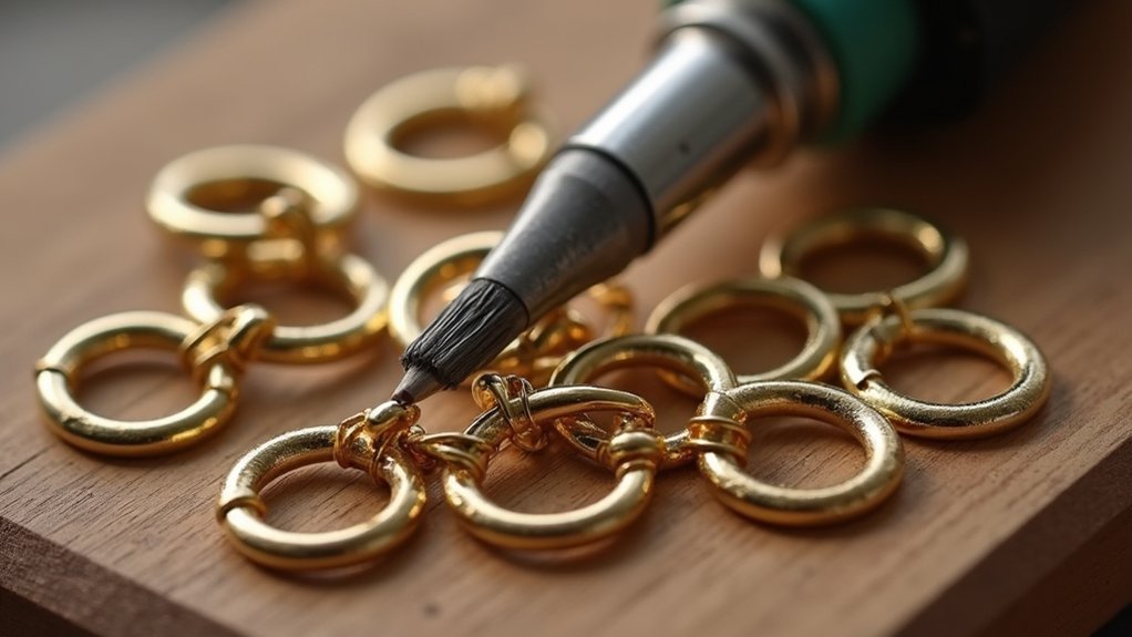 seamless jump ring soldering