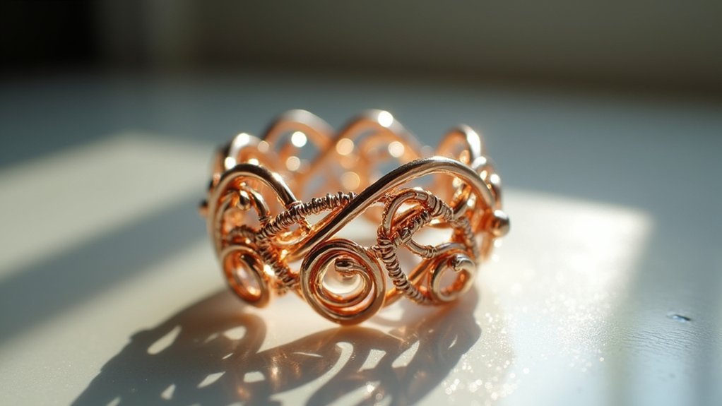 shaping wire for rings