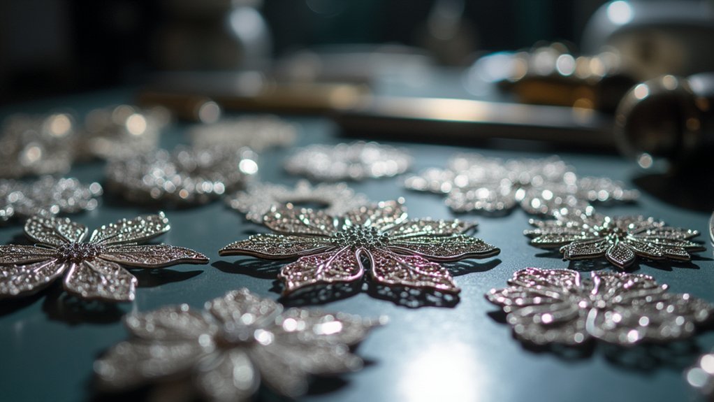 silver alloy jewelry creation