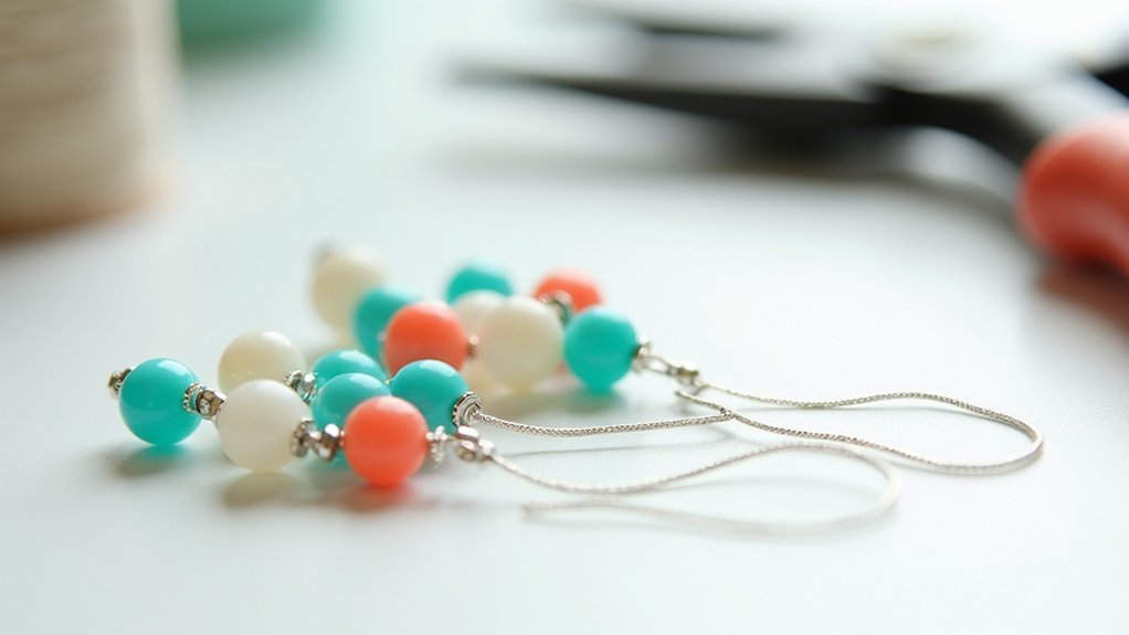 simple drop earrings tutorial