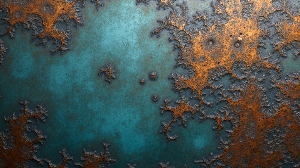 subtle metal oxidation technique