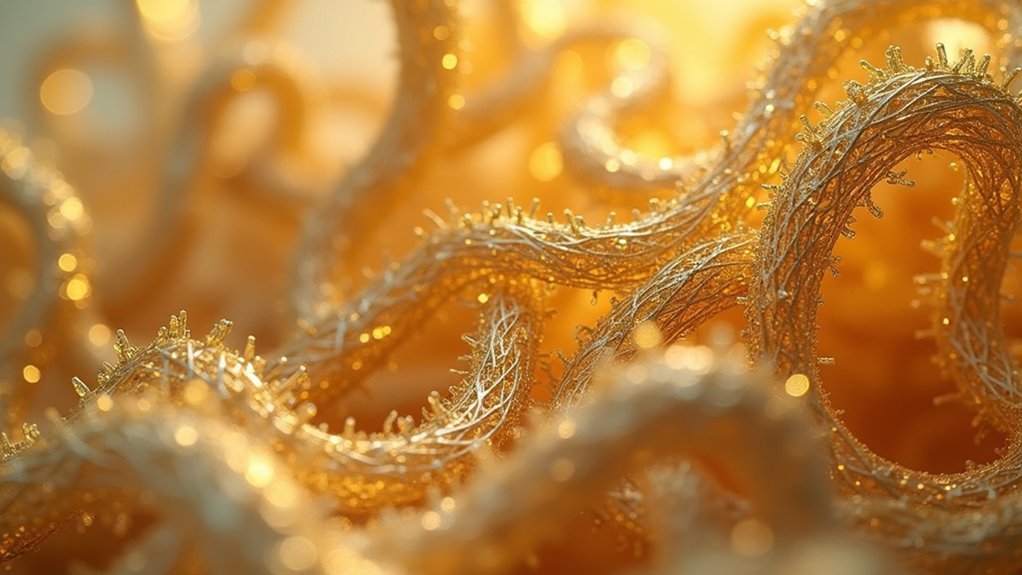 support structures for gold