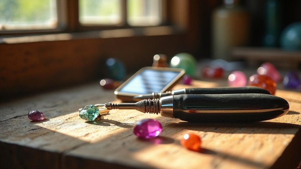 sustainable solar powered jewelry tools