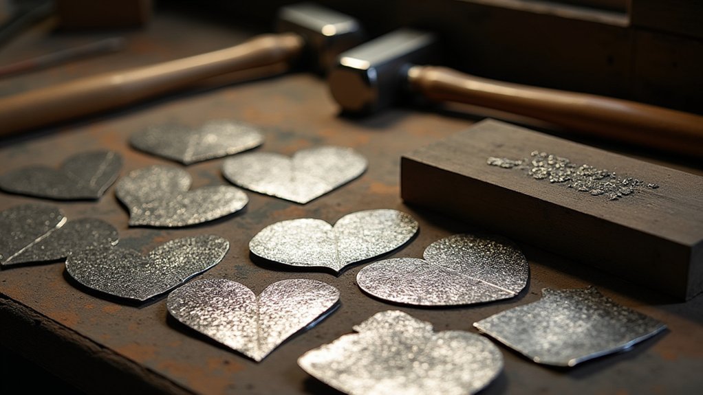 texture enhancement through hammering