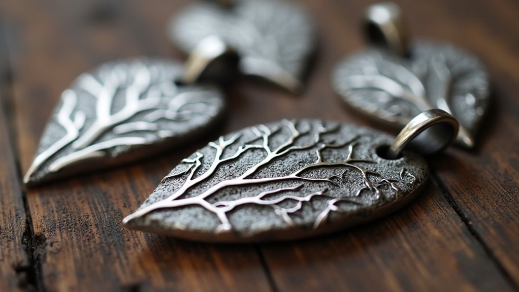 textured organic jewelry designs