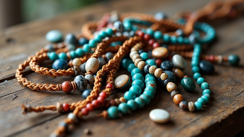 traditional beadwork material origins