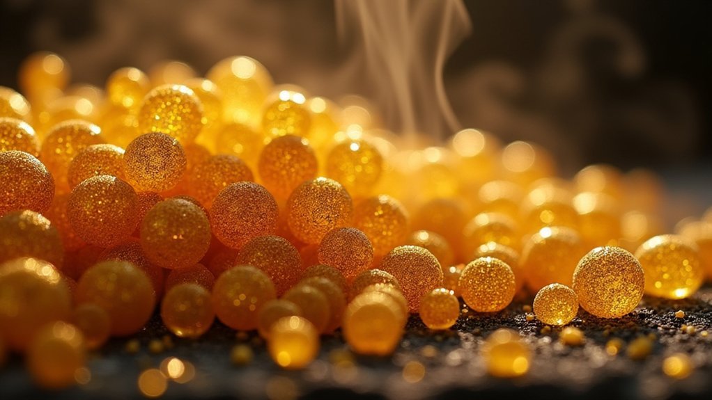 uniform gold granule creation