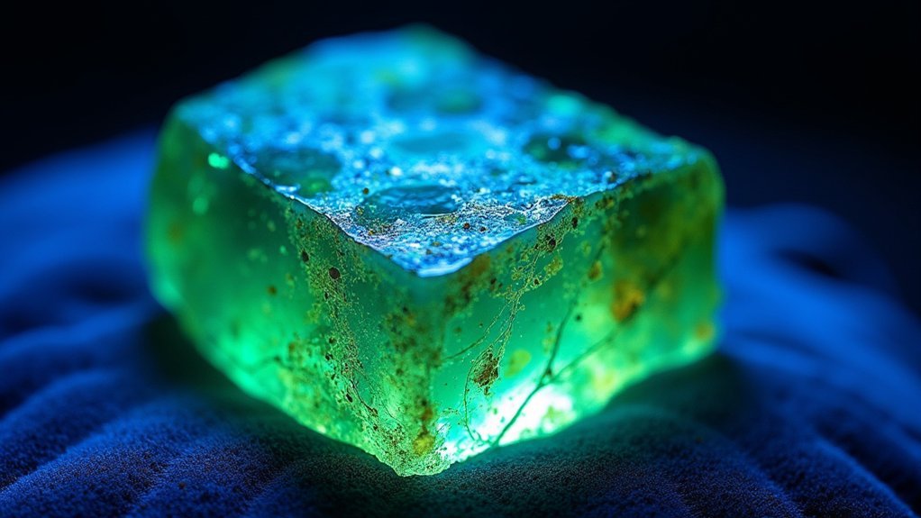 uv light distinguishes amber types