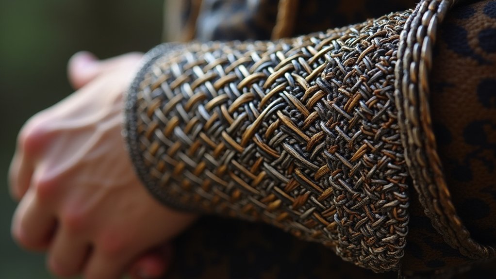 viking knit arm cuffs
