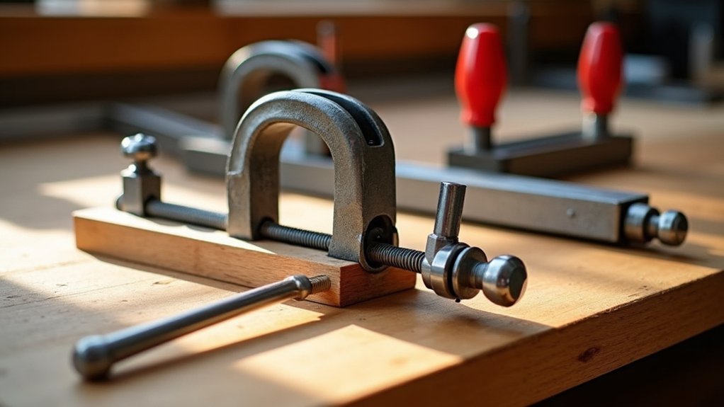 vintage clamps for stability