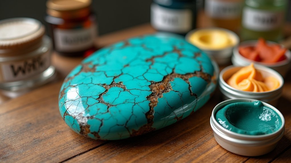 wax selection impacts turquoise