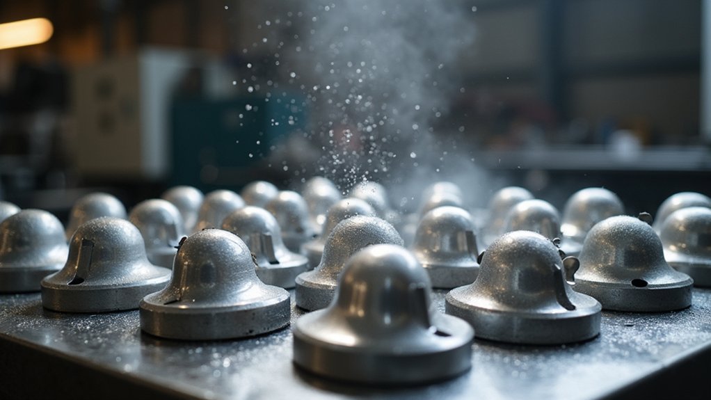 wet blasting jewelry finishing